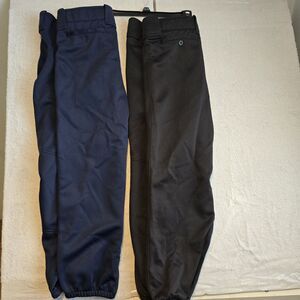 Mizuno Performance Pants XL Black And Blue Athletic Gym Workout Capri Lot Of 2